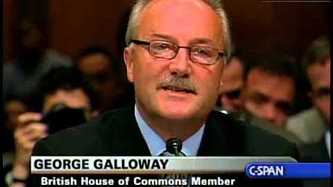 George Galloway Senate Testimony (FULL)