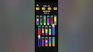 Map 673 Solution||Color Water Sort 3D!