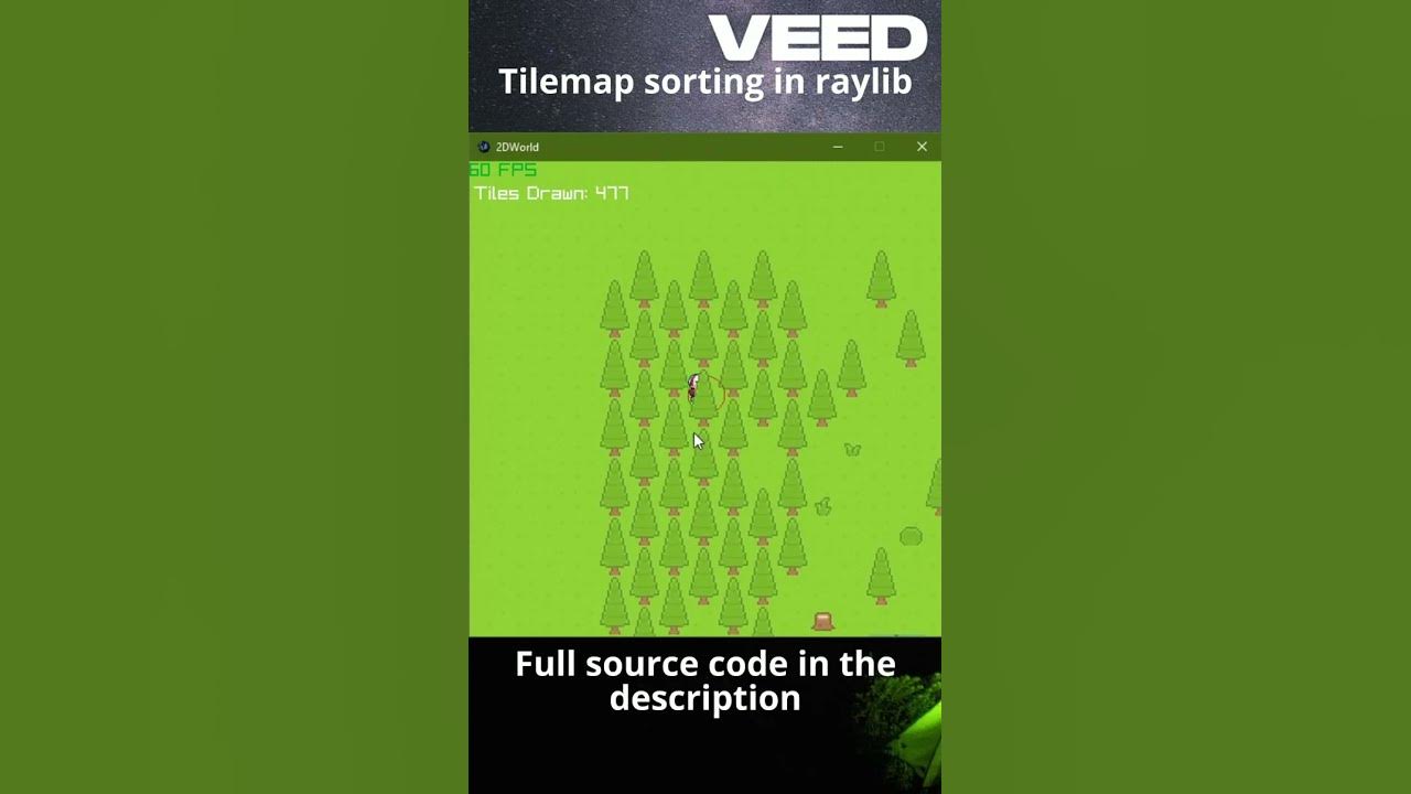 Tilemap sorting in raylib - YouTube