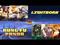 Lightborn vs kung fu panda 1 vs 1 fight  mobile legends lightborn vs kung fu panda