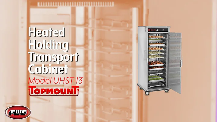 Heated Holding Transport Cabinet (Model UHST-13) for Correctional Foodservice