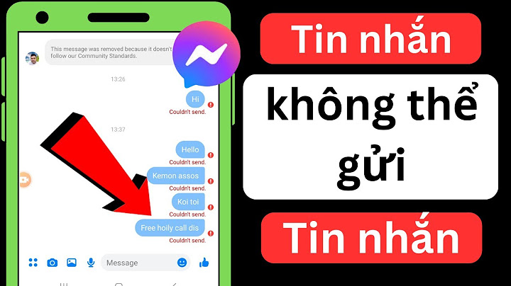 Hướng dẫn fix lỗi không gửi được tin nhắn