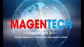 Change Header, Footer for So Revo OpenCart 3 Theme