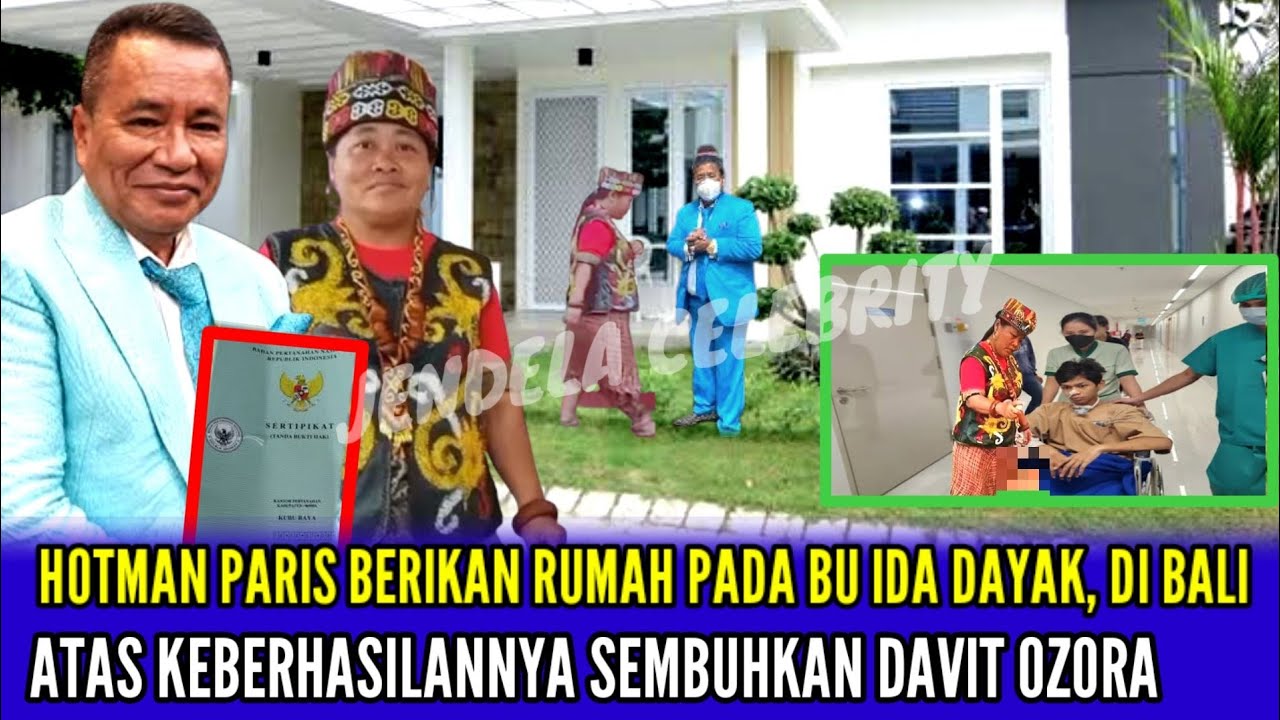 HEBOH!! Keberhasilan Bu Ida Dayak Mengobati David Ozora, Membuat Hotman Paris Berikan Rumah DiBali