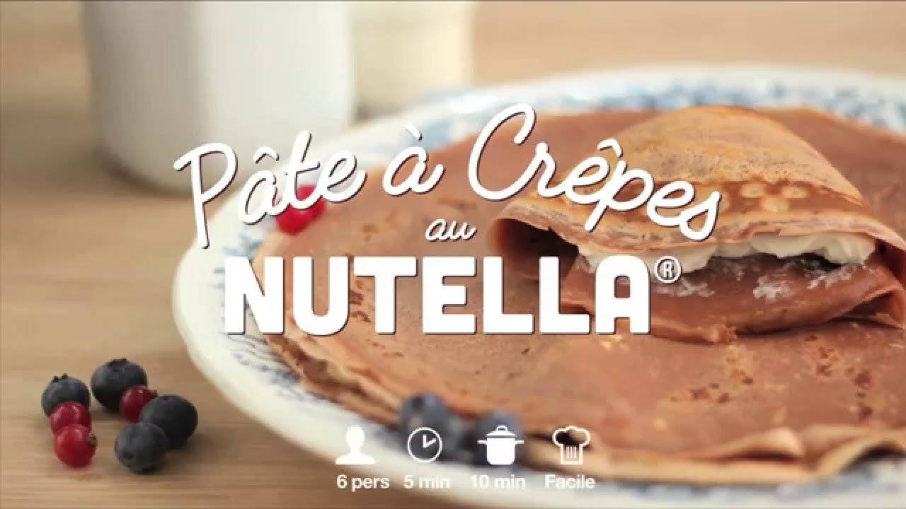 Recette - Crêpes au Nutella en vidéo 