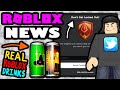 ROBLOX NEWS & UPDATES! REAL ROBLOX DRINKS!