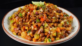 Healthy and tasty chole chat recipe\মজাদার চটপটা ছোলা চাট রেসিপি\Street style black chana chaat re