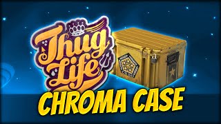 THE THUG LIFE CHROMA CASE (ONE CASE UNBOXING + 12 VANGUARD, MORE SOON) CS:GO CASE OPENING #17