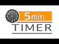 5 min TIMER with Alarm | five  minute Countdown | Stopwatch