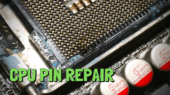 I Damaged a CPU Socket Pin while Bending :D - But Now it WORKS After Replacing it