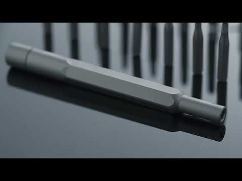 Набір прецизійних викруток Deli DL3525 з 25 предметів у алюмінієвому корпусі, видео 1