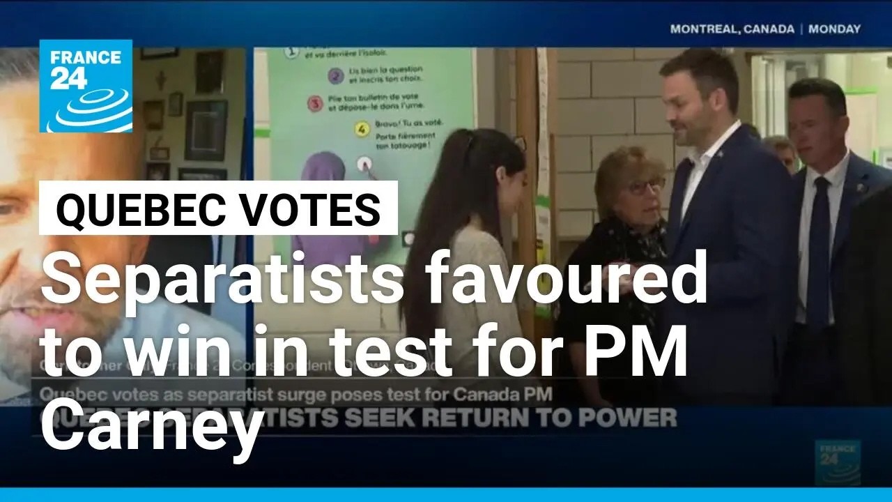 Quebec votes as separatist surge poses test for Canada PM • FRANCE 24 English