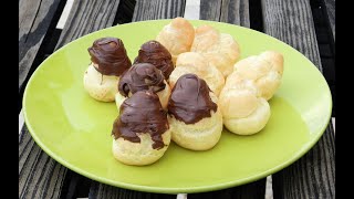 How to make Pate a Choux and Cream Puffs Homemade