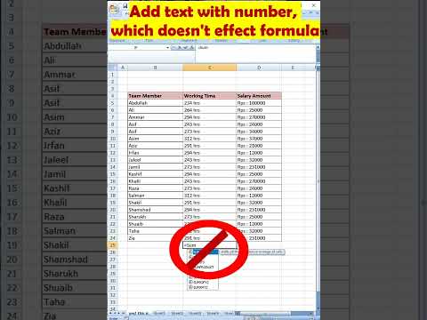 Excel combine Text