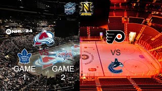 🔴LIVE NHL 24 | OHL Colorado Avalanche | NMHL Philadelphia Flyers