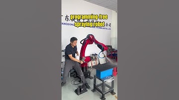 No programming required spray robot #spray robot #industrial robot #6-axis robot #automation