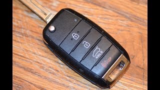 DIY KIA - How to change SmartKey Key fob Battery on Kia Forta