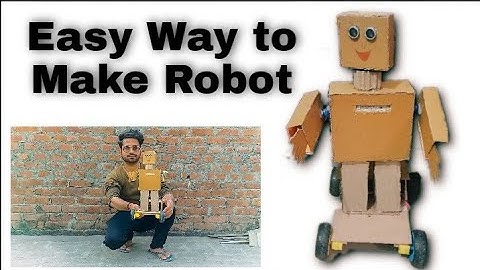 How to Make a Talking and Walking Robot by using cardboard || Samar experiment | Electrical bro