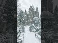 Relaxing Snowfall at the Gothic Castle 🏰 #relaxingsounds #snowfall #gothic #blizzard #relaxing