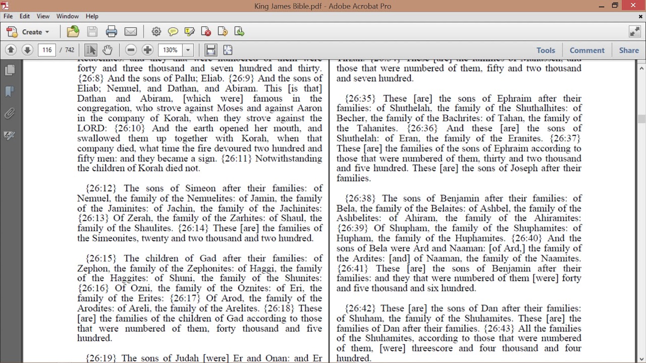 Numbers Chapter 26 YouTube