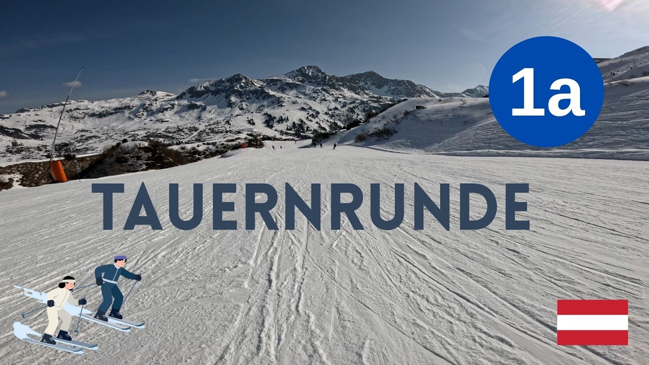 Obertauern Blau 1A Tauernrunde Skifahren | Zehnerkarbahn 🎿 / Ski Adventure