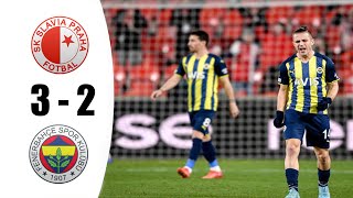 Slavia Prag 3-2 Fenerbahçe Maç Özeti̇ Uefa Konferans Ligi - 2022