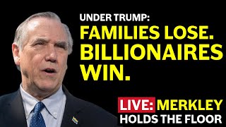 LIVE: Merkley HOLDS the FLOOR