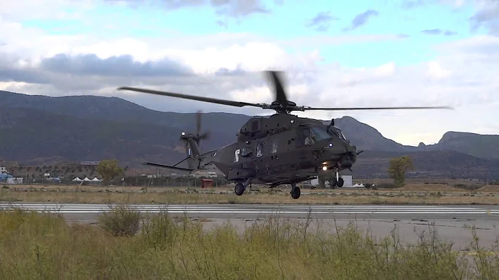 Ε.Σ.840 (TGRA02)3nd F.O.C. Arrival At Megara LGMG Army Airport