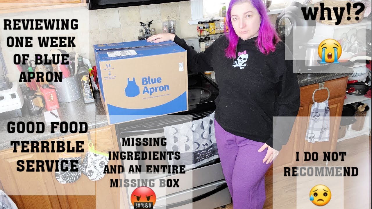 My Terrible Blue Apron Meal Kit Delivery Service Experience Missing Ingredients And Worse 💜🦇💜