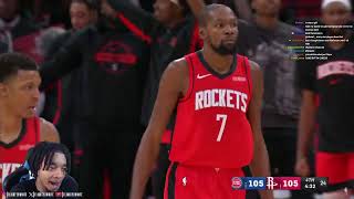 Flightreacts To Pistons At Rockets Full Game Highlights October 24, 2025
