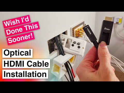 I Should've Done This Ages Ago! - Upgrading to an In-Wall Optical HDMI Cable