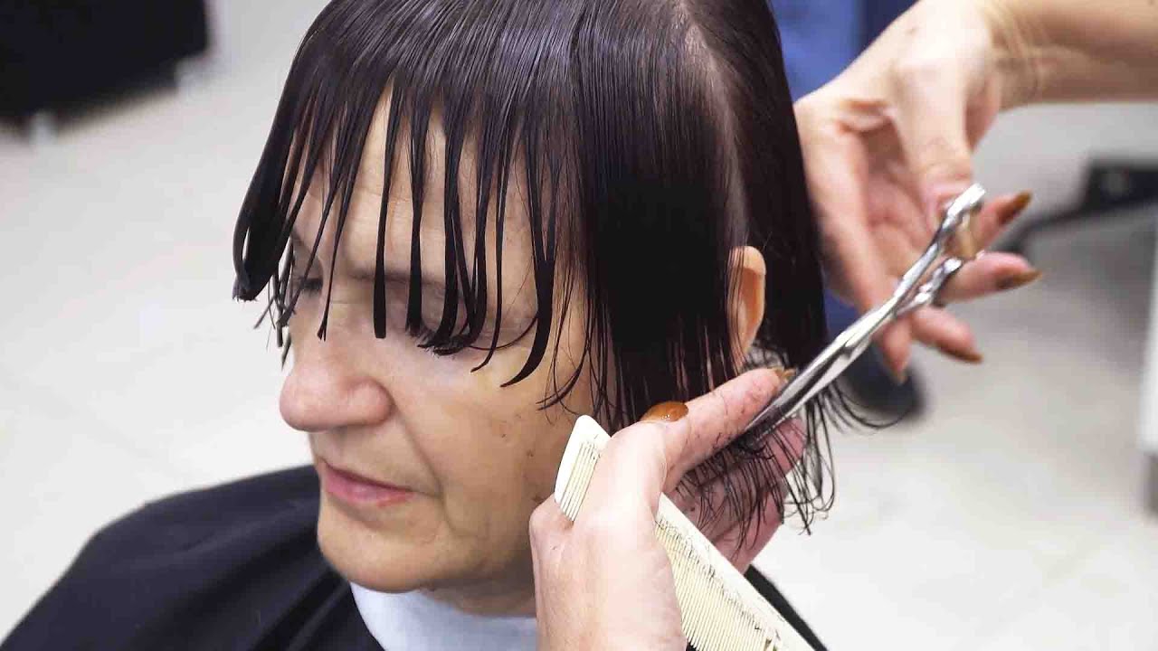 SUPER HAIRCUT - SHORT ANTI AGE PIXIE BOB CUT FOR WOMEN