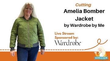 Cutting Amelia Bomber Jacket by Wardrobe by Me
