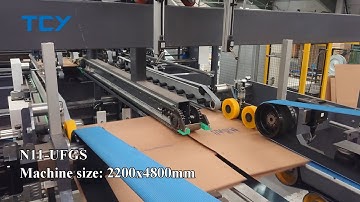 Fully Automatic Jumbo Flexo Folder Gluer Inline, Model N11