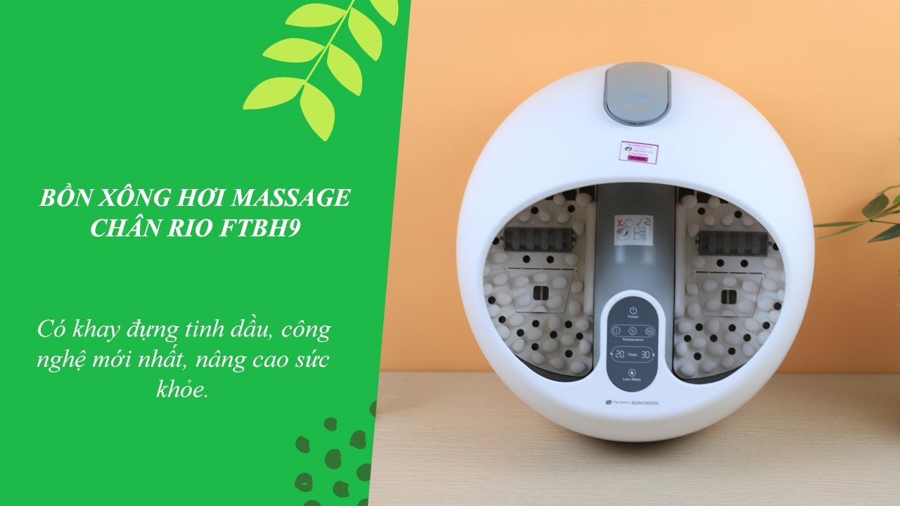 song hoi matxa Update New Bồn xông hơi massage chân Rio FTBH9 Nhập khẩu Anh
