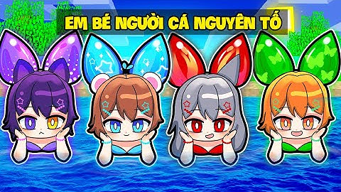 Mèo Simmy Nếu Các Em Bé Người Cá Nguyên Tố Được Sinh Ra Em Bé Lửa, Nước, Cây, Độc