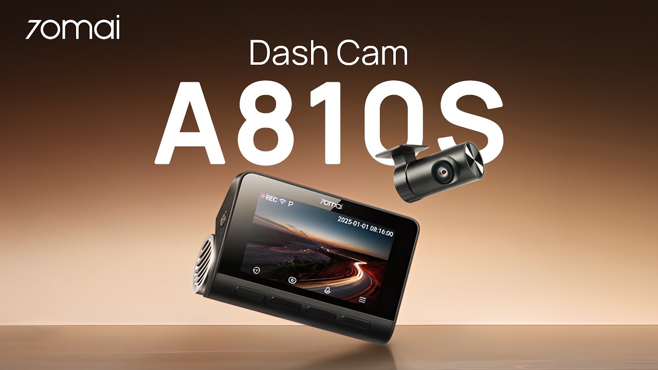 70mai Dash Cam 4K A810S - YouTube
