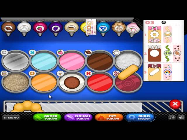 PAPA'S DONUTERIA jogo online no