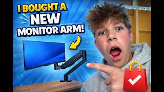 I bought a monitor arm! road to my dream gaming setup part 5