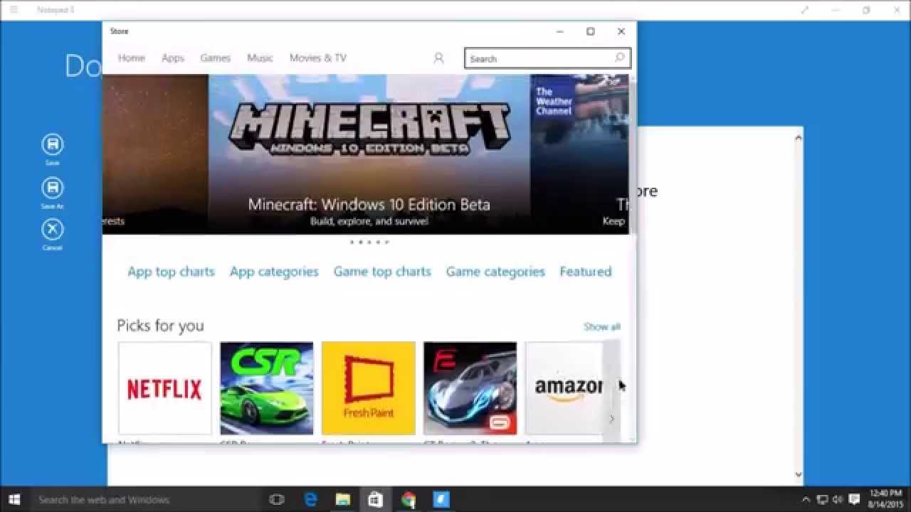 download microsoft store for windows 10