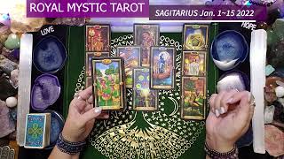 SAGITTARIUS JANUARY 1-15 2022 WOW THE SERAPHIM HELP THE TOWER MAKE ROOM FOR DOUBLE WHEEL OF FORTUNE!