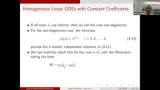 Mathematical Methods for Physicists: Lecture 4
