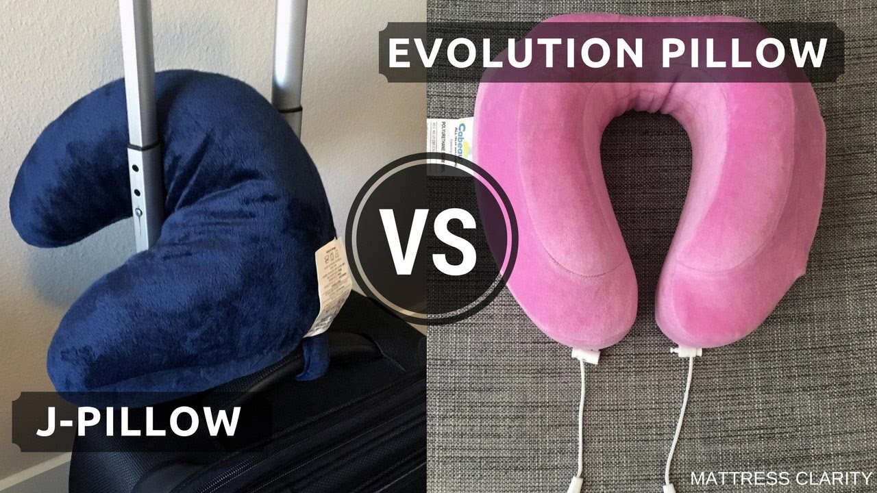 JPillow VS Evolution Pillow Battle of the Travel Pillows YouTube