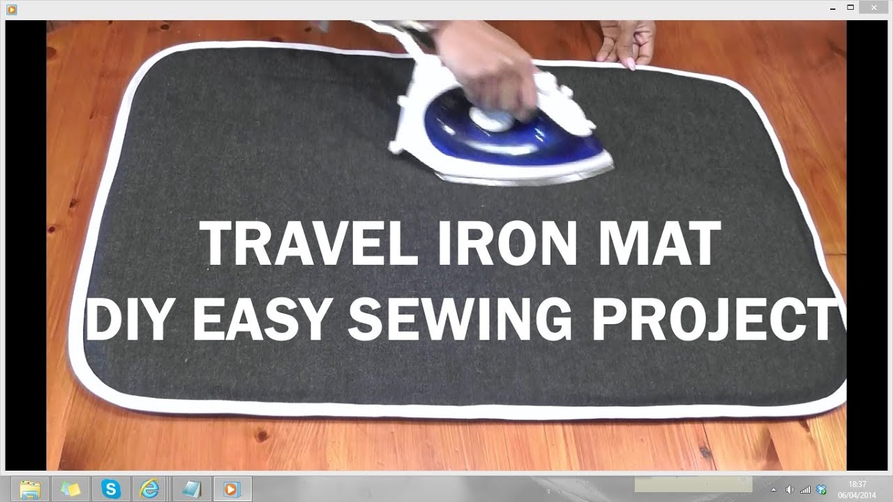 travel iron mat