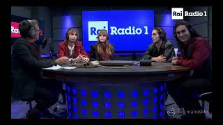 Måneskin Radio Rai1, 17.10 #maneskin #måneskin