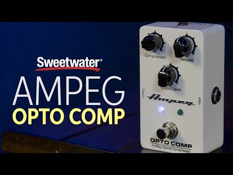 Ampeg Opto Comp Optical Bass Compressor Pedal Demo