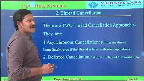 2.9 Threading Issues in Operating System.