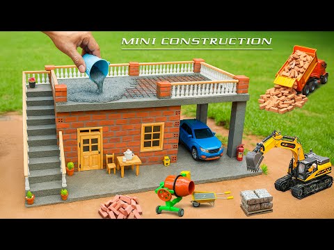 Diy Mini Fireproof Cement House Mini House Construction Science Project MinMinTractor