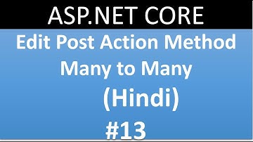 ASP.NET CORE Tutorial For Beginners 13 - CheckBox List , Many to Many Mapping,Edit POST Action