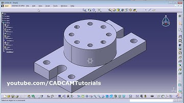 CATIA Training Course Exercises for Beginners - 7 | CATIA Practice Exercises for Pattern Tool